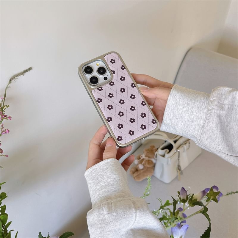 Argyle Phone Floral Case
