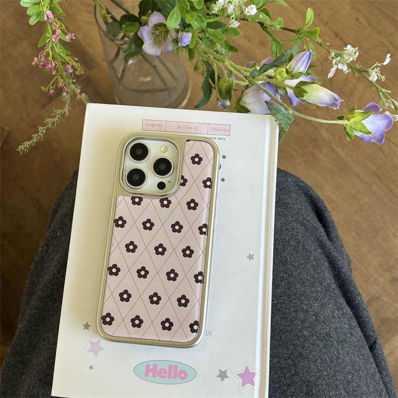Argyle Phone Floral Case