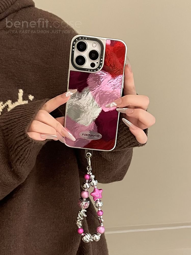 / Strap Set Case Heart Phone