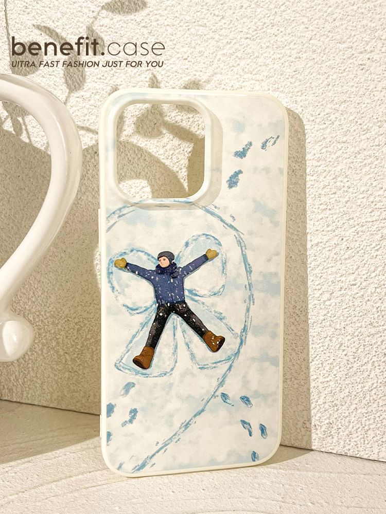 Couple Matching Phone Case Snow