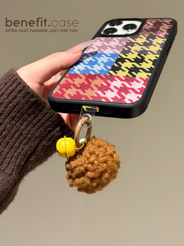 Phone Pom Charm Bell