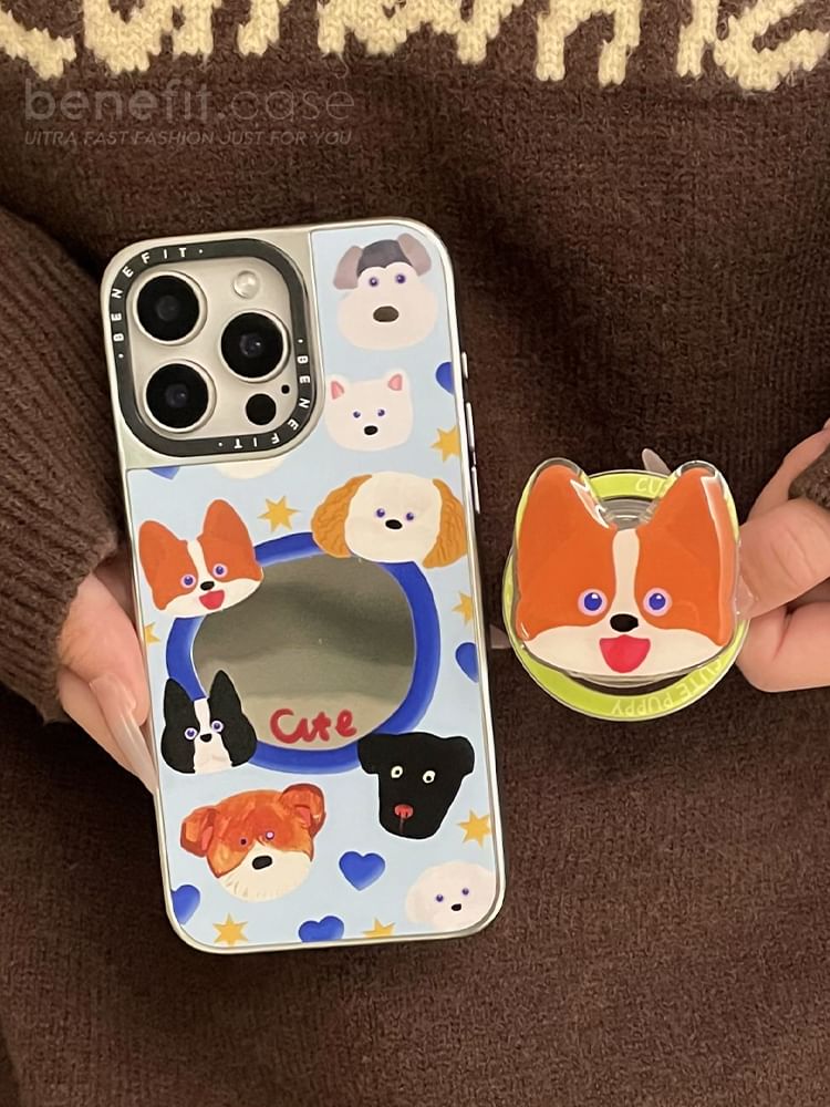 Case Dog Mirrored Phone