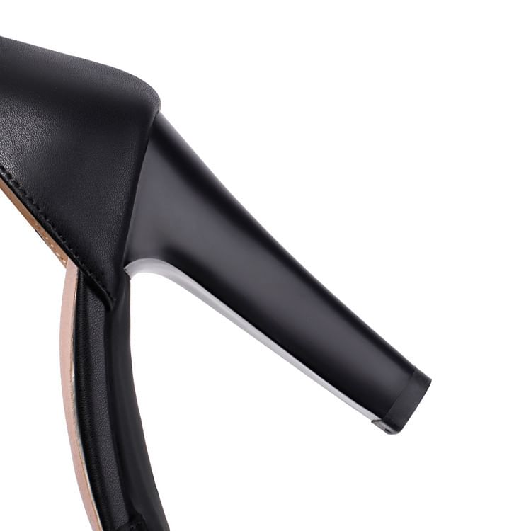 Bow Detail Heel Sandals High