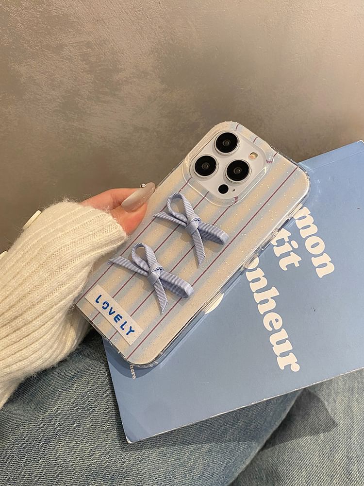 Case Ribbon Phone Striped