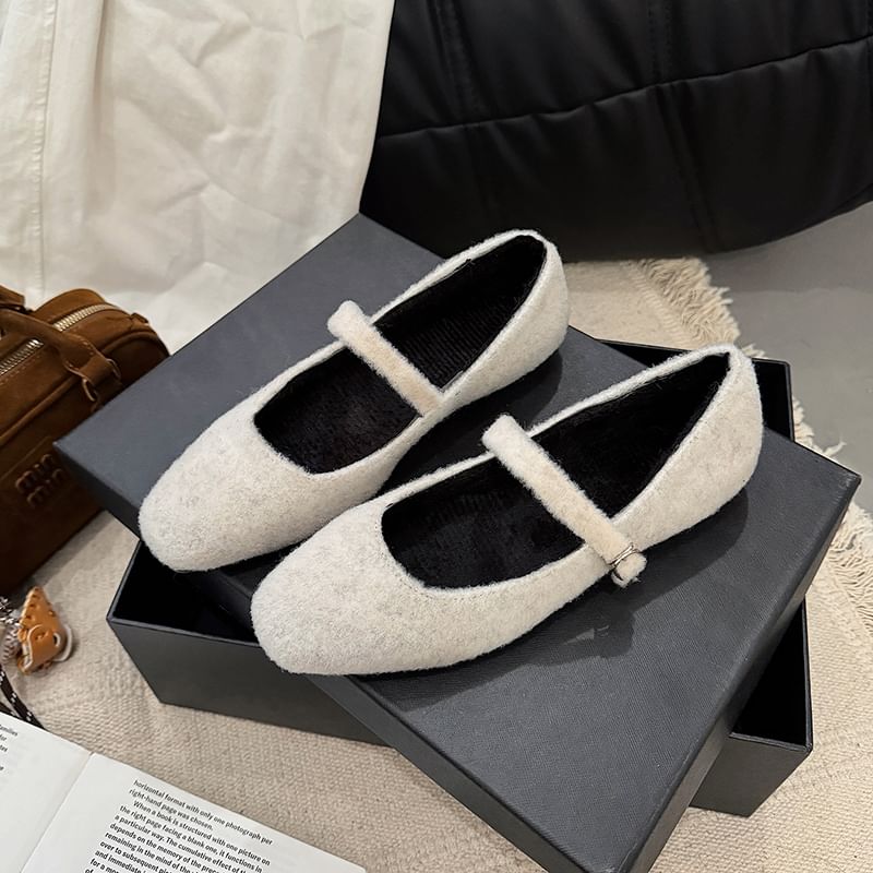 Mary Flats Square Jane Toe