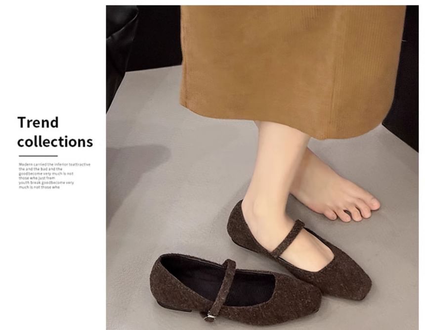 Mary Flats Square Jane Toe