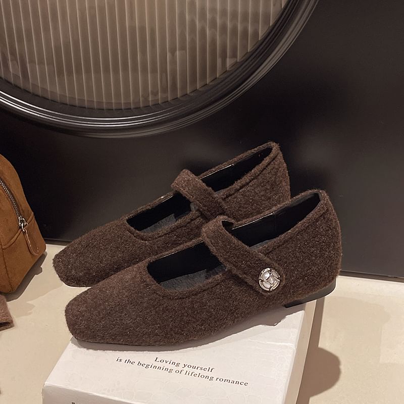 Hidden Wedge Jane Mary Toe Pumps Square