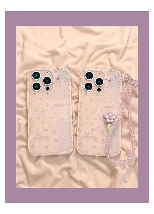 Phone Floral / Strap Set Case