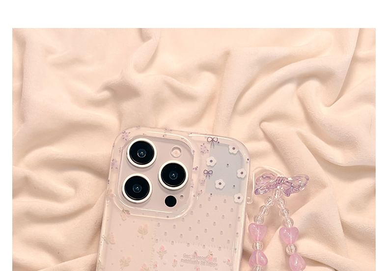 Phone Floral / Strap Set Case