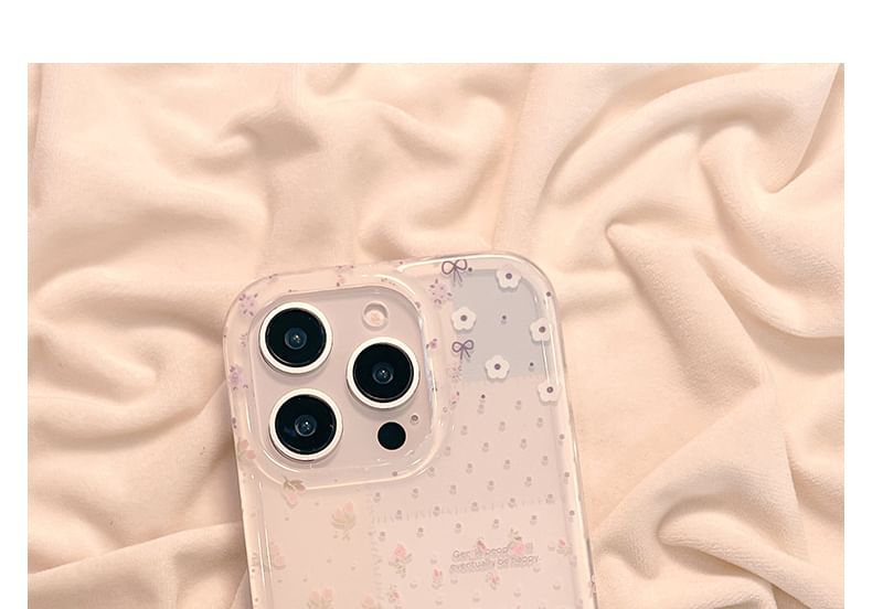 Phone Floral / Strap Set Case