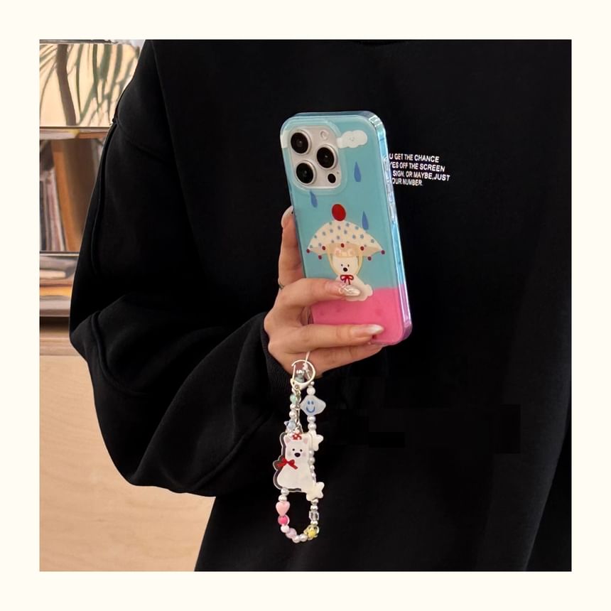 Phone Case Dog with Strap