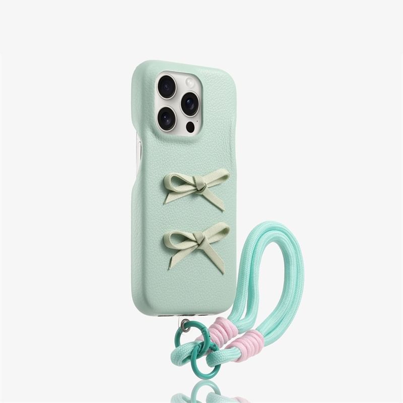 with Strap Ribbon Case Phone