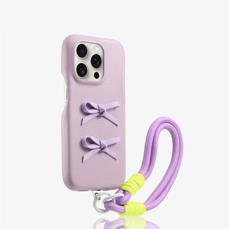 with Strap Ribbon Case Phone