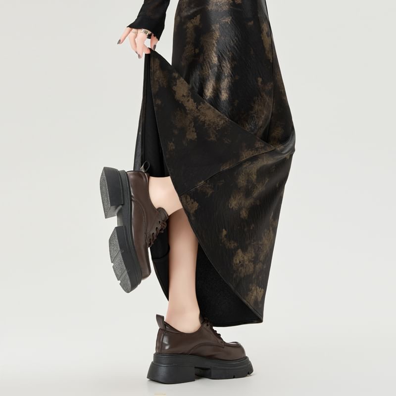 Rise Dye Maxi Tie Skirt High Mermaid