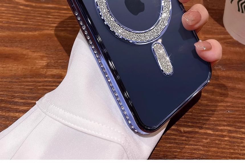 Magnetic with Phone (Compatible Case MagSafe) Embellished