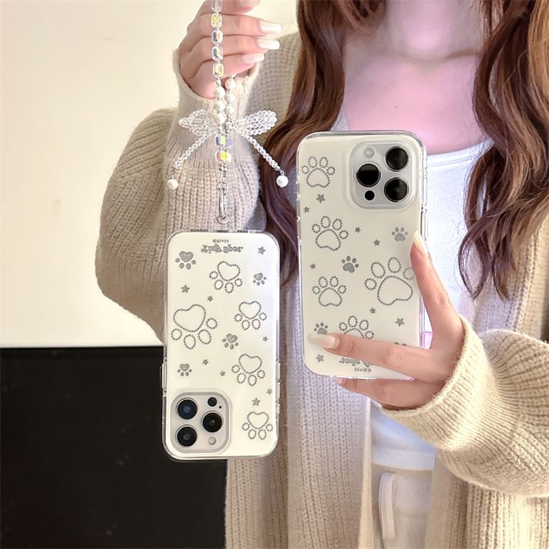 Strap Phone Dog / Case Paw Set