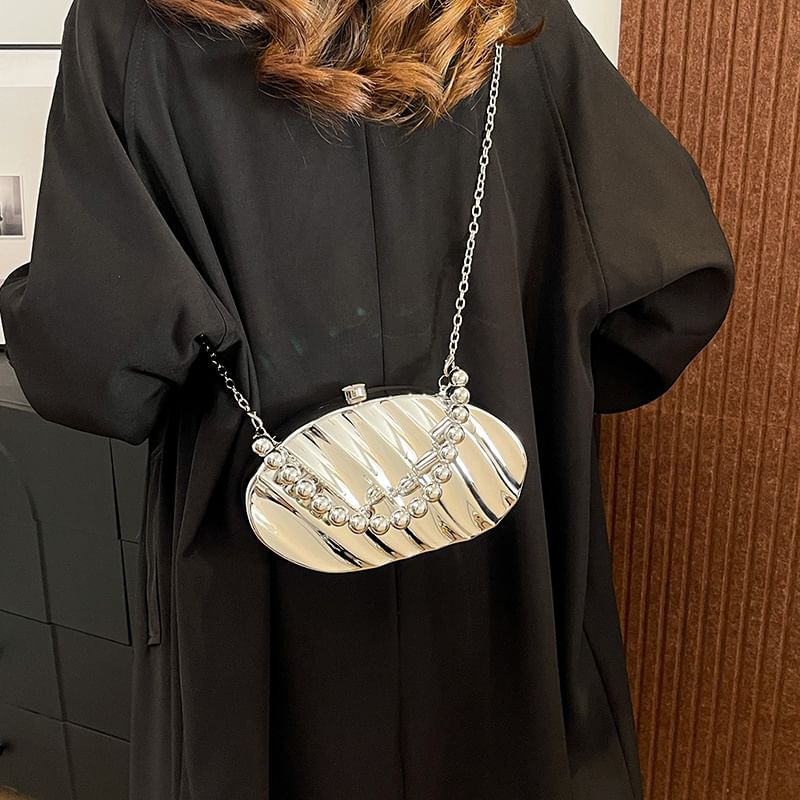 Strap Crossbody Bead Bag Box