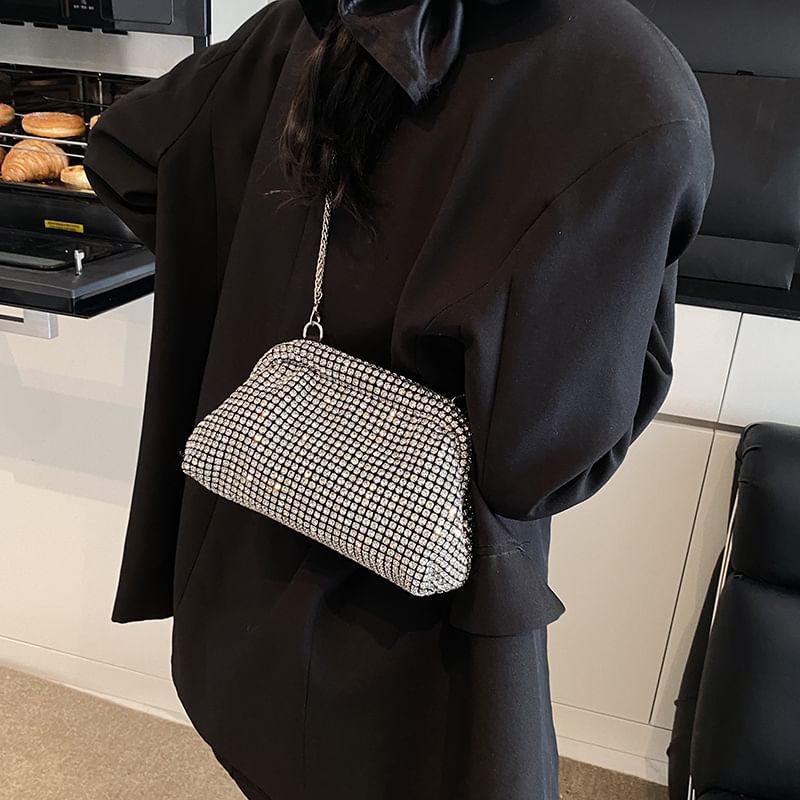 Crossbody Bag Rhinestone Chain