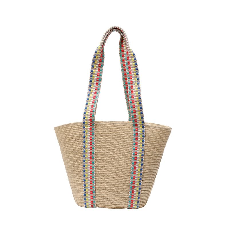 Bag Pattern Tote Woven Strap