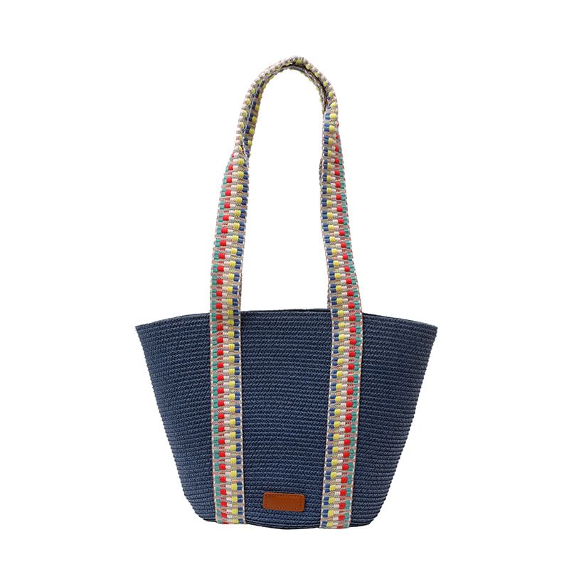 Bag Pattern Tote Woven Strap
