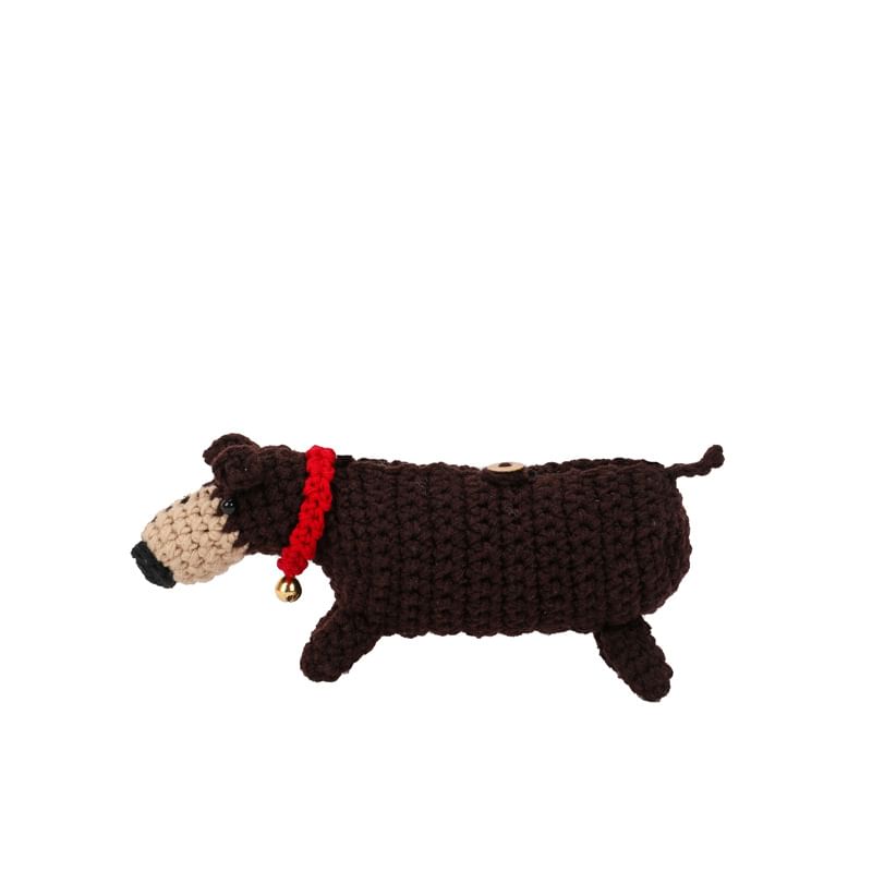 Crossbody Bag Dog Knit