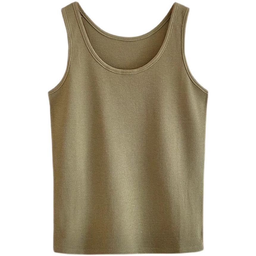 Plain Scoop Neck Tank Top