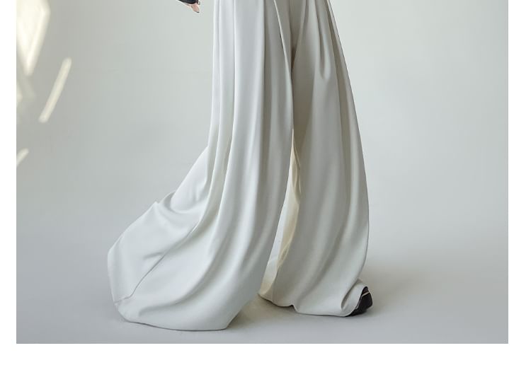 Dress Designs) Waist High Pants Wide (Various Leg Plain