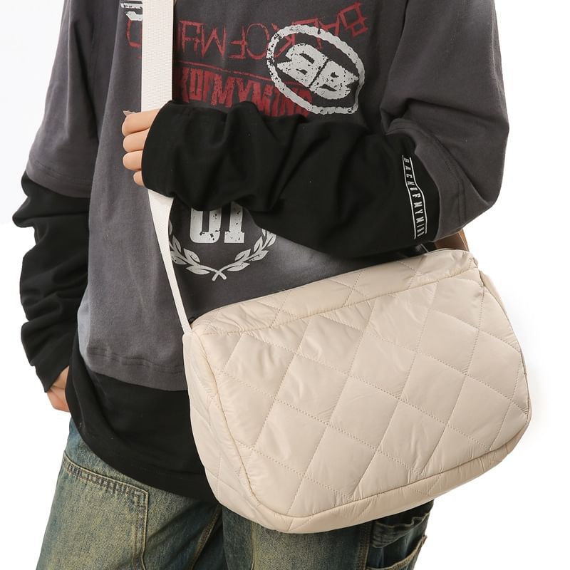 Crossbody Bag Plain Quilted