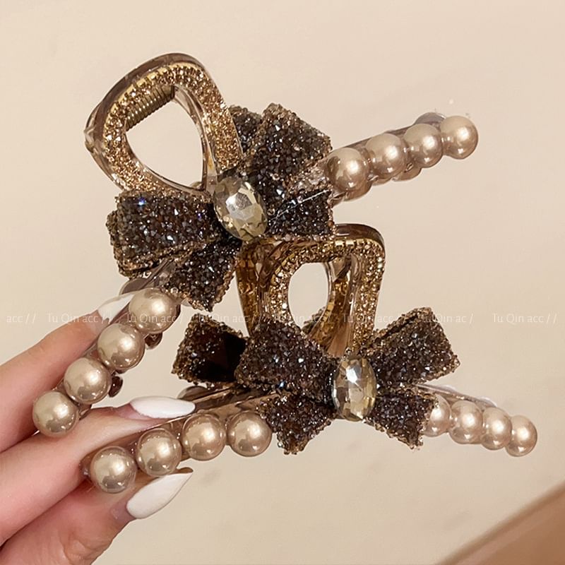Hair Claw / Bead Designs) (Various Rhinestone