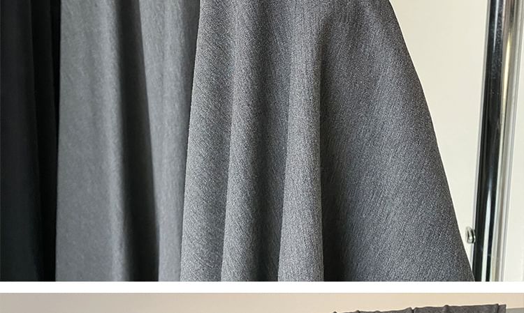 Comfortable Elastic Waist A-Line Maxi Skirt for Maternity