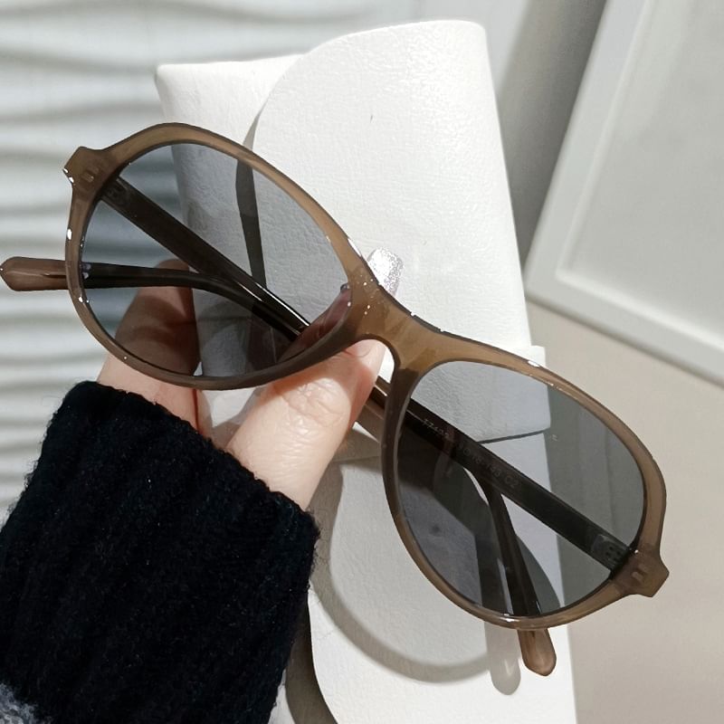 Round Plain Sunglasses