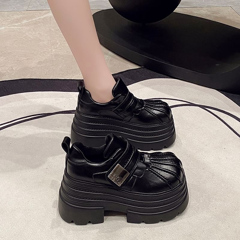 Platform Leather Adhesive Faux Shoes Strap