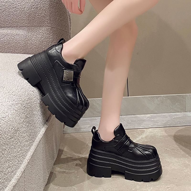 Platform Leather Adhesive Faux Shoes Strap