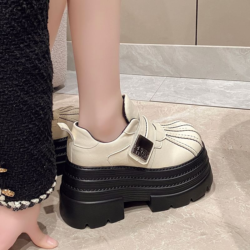 Platform Leather Adhesive Faux Shoes Strap
