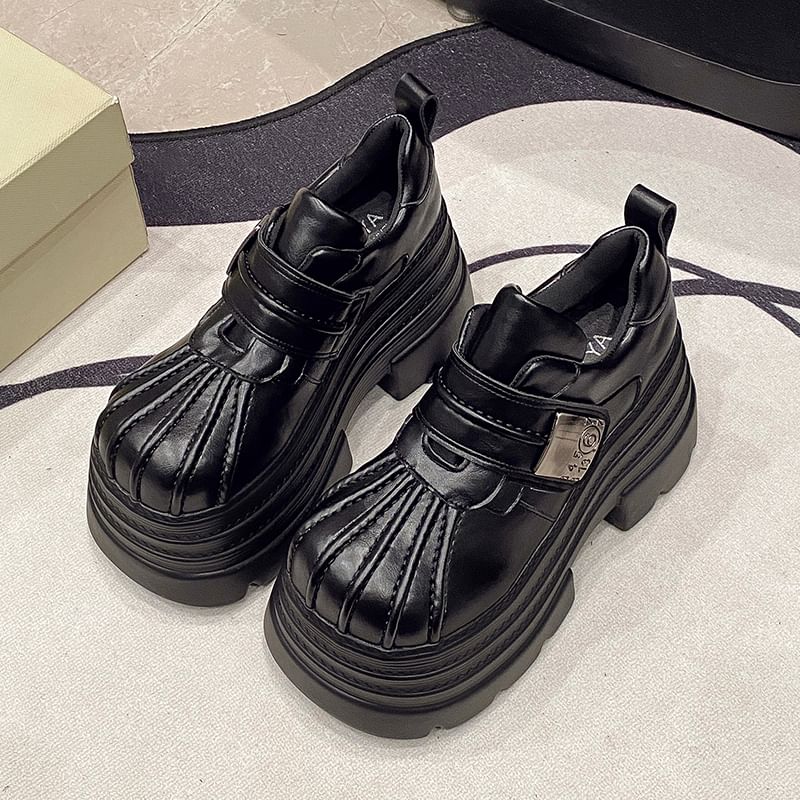 Platform Leather Adhesive Faux Shoes Strap
