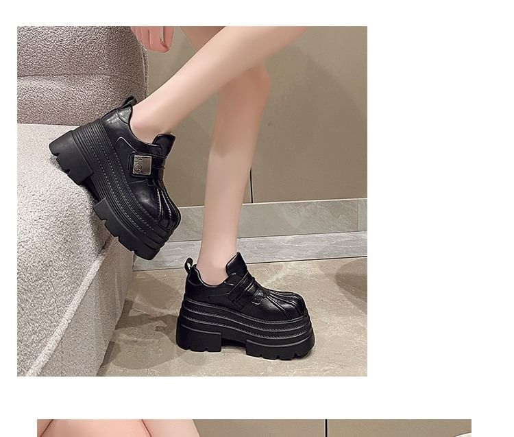 Platform Leather Adhesive Faux Shoes Strap