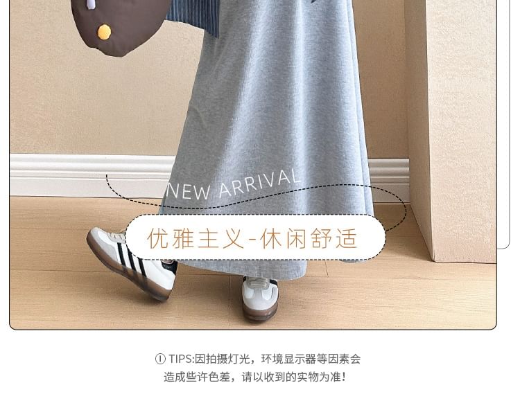 Striped Maternity Long Sleeve Shirt with Tank Dress