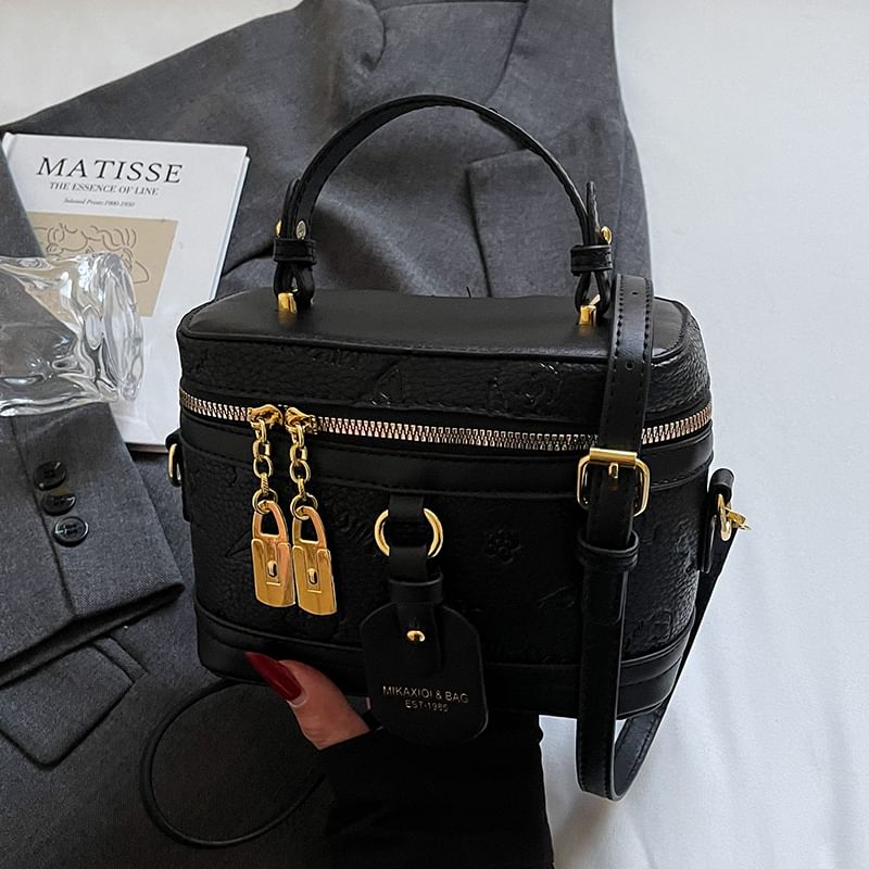 Faux Crossbody Cartoon Bag Leather Print