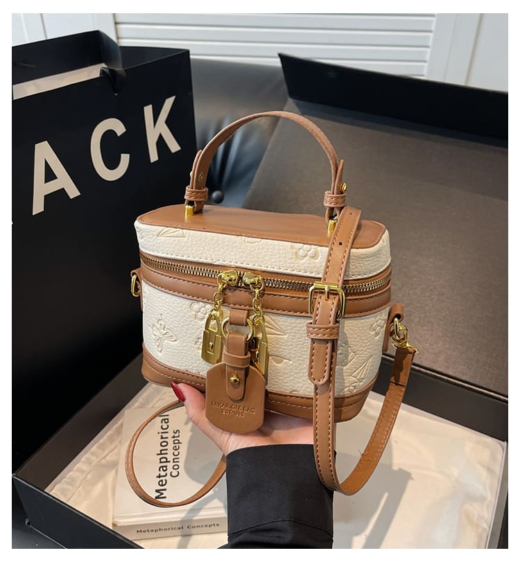 Faux Crossbody Cartoon Bag Leather Print