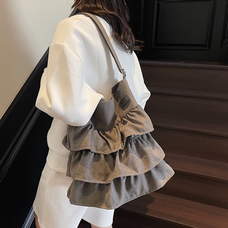 Ruffle Bag Tote Plain