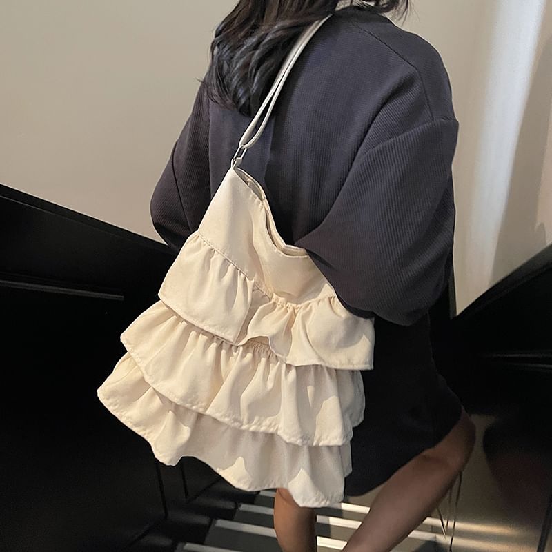 Ruffle Bag Tote Plain