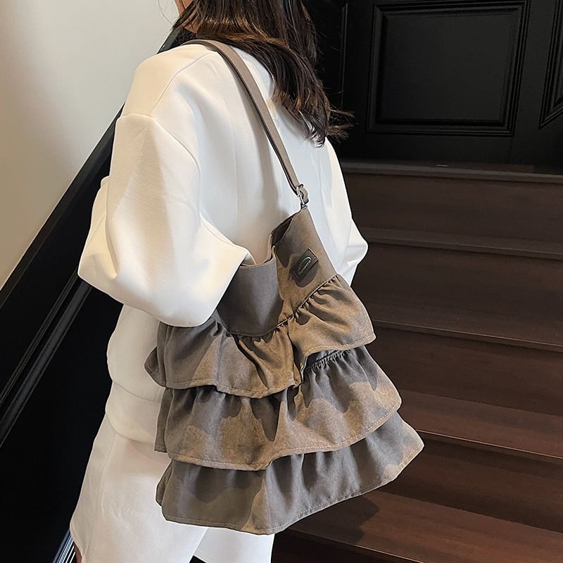 Ruffle Bag Tote Plain