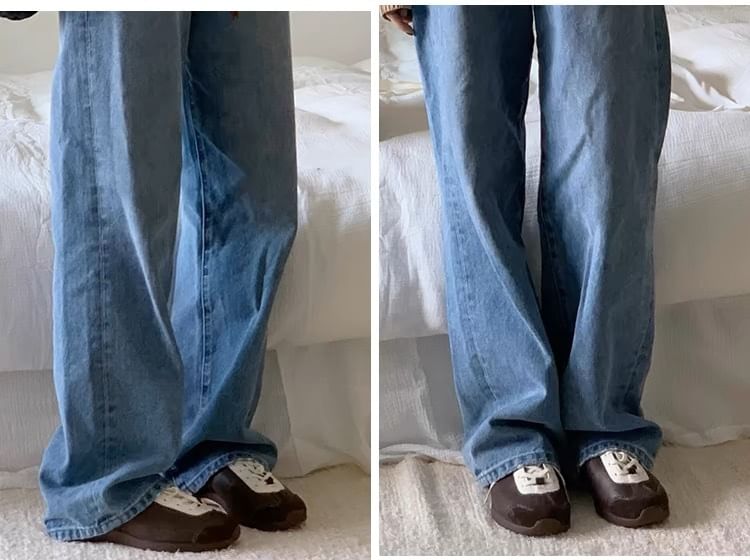 Tone Two Leather Sneakers Lace-Up Genuine