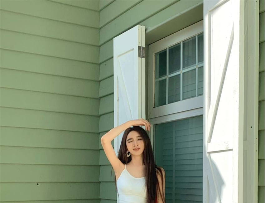 Washed Jeans High Flared Waist