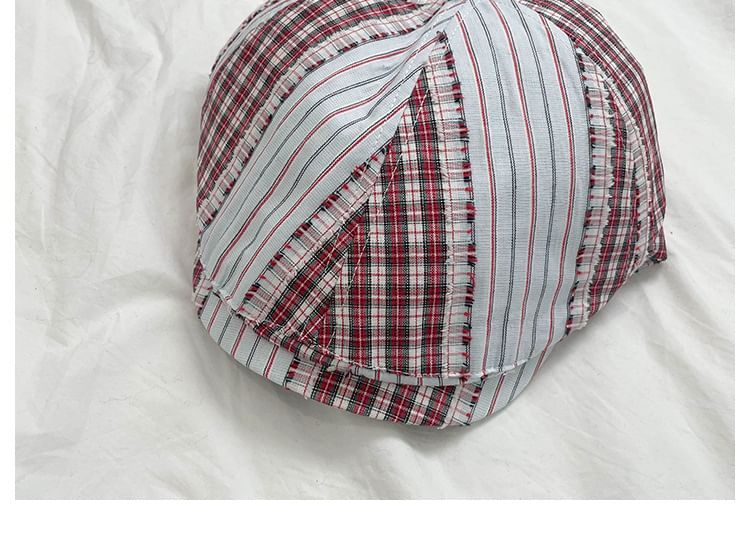 Cap Plaid Newsboy