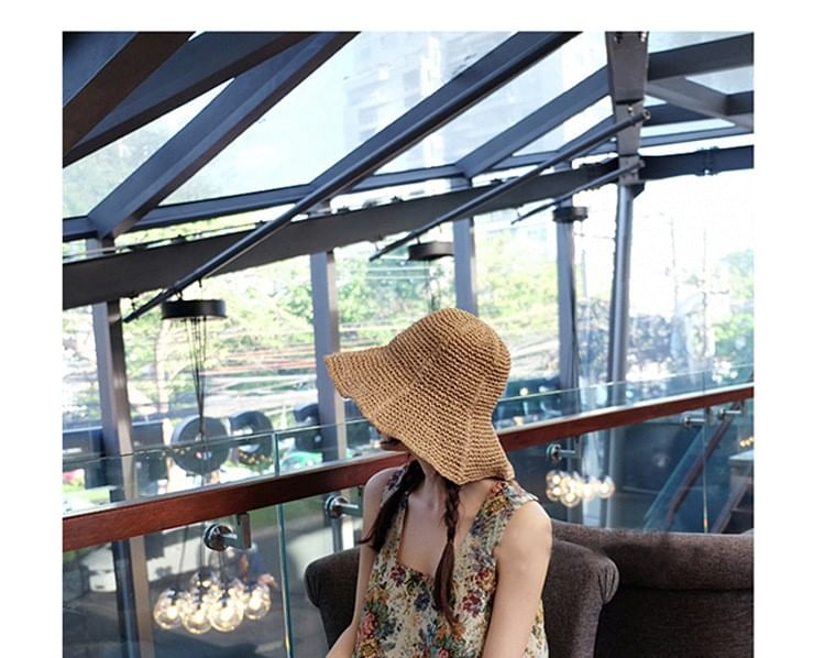 Straw Plain Hat Sun