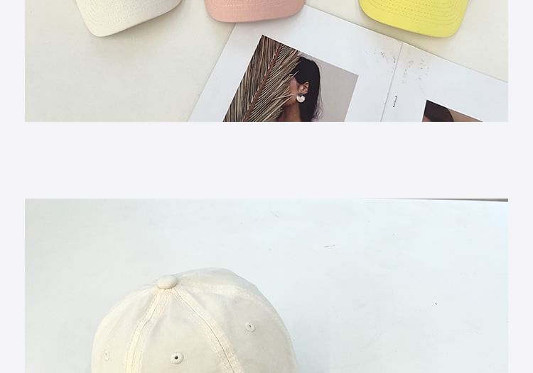 Baseball Cap Embroidered Bird