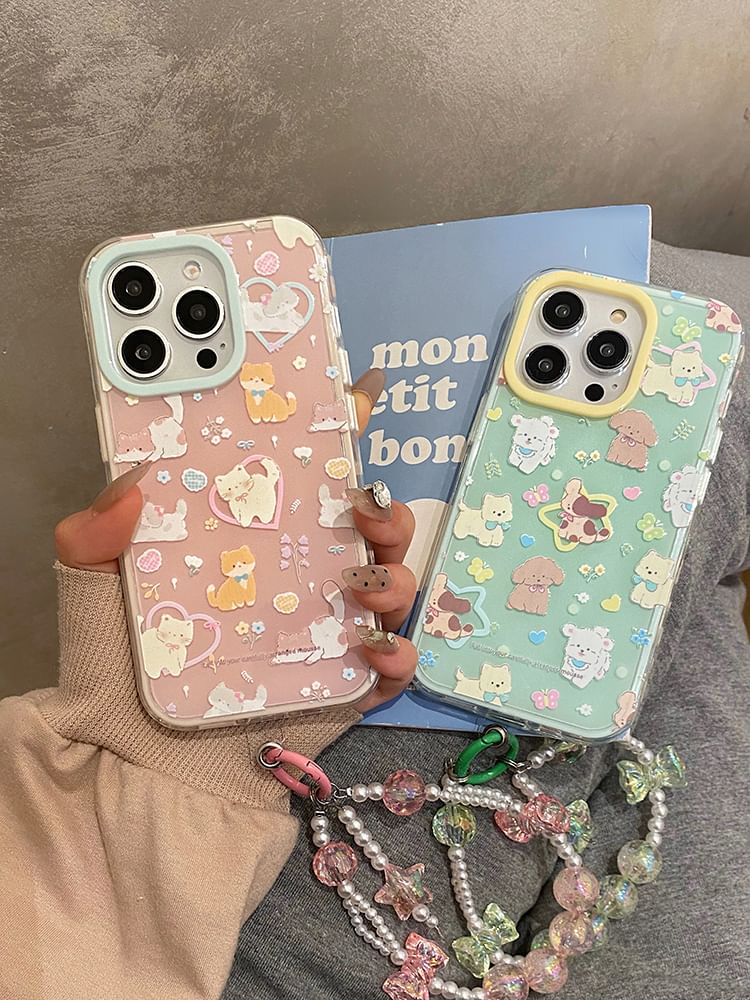/ Animal Strap Set Phone Case