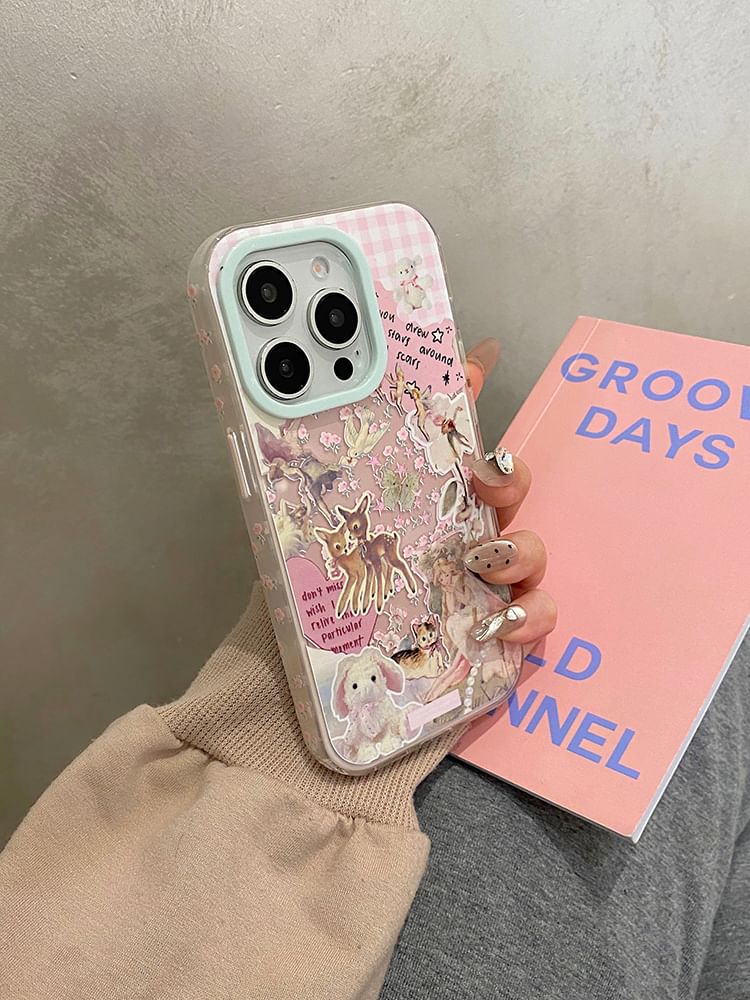 / Case Set Strap Animal Phone