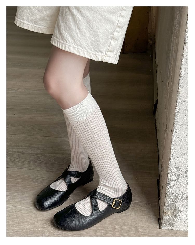 Jane Cross Strap Mary Shoes